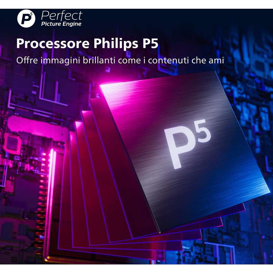 Philips 43PUS8887/12 TV LED 43" 4K Ultra HD Smart TV Wi-Fi Classe G colore nero