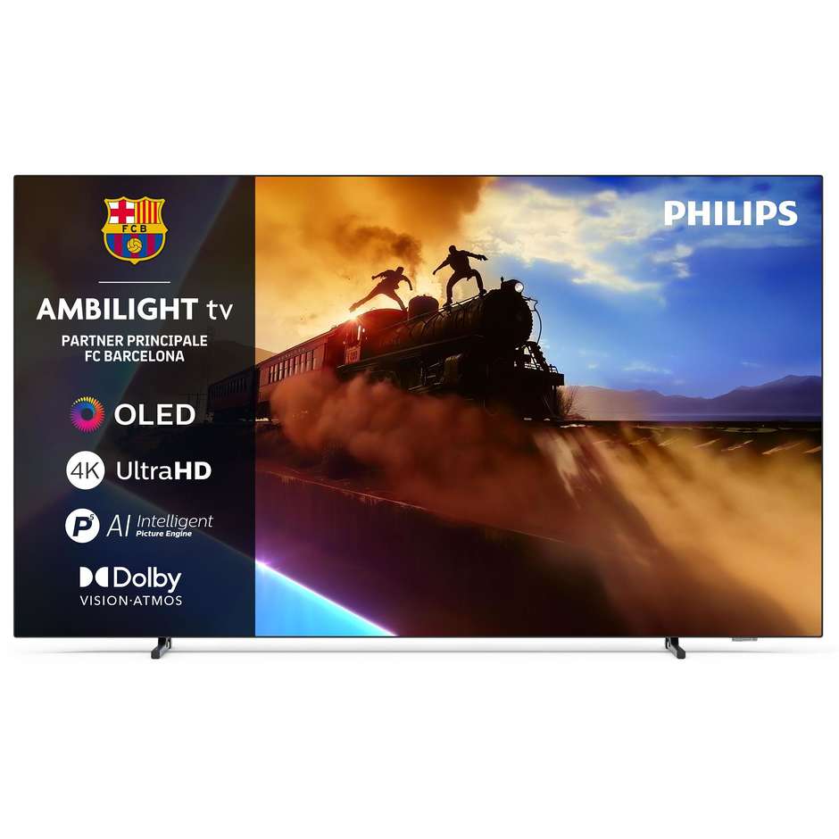 Philips 48OLED770/12 TV OLED 48" 4K Ultra HD Smart TV Wi-Fi Classe F Colore Nero
