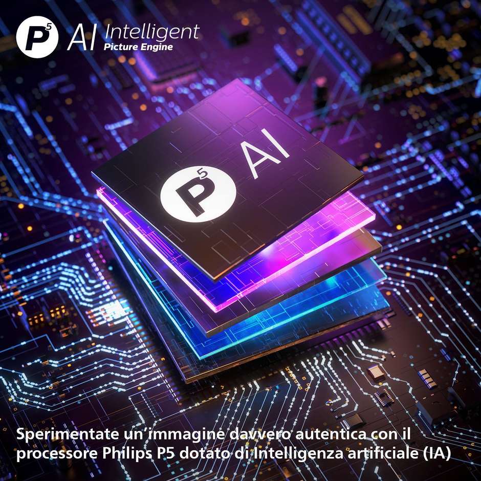 Philips 48OLED770/12 TV OLED 48" 4K Ultra HD Smart TV Wi-Fi Classe F Colore Nero