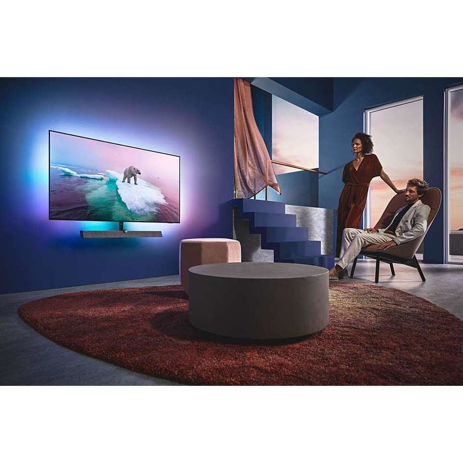 Philips 48OLED935/12 TV OLED 48'' 4K Ultra HD Smart TV Wi-Fi Classe B colore grigio