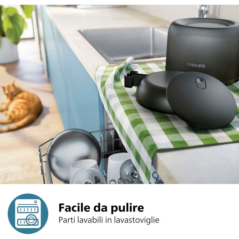 Philips 5000 series PAW532002 Distributore di cibo smart con telecamera Pet Series Colore Nero