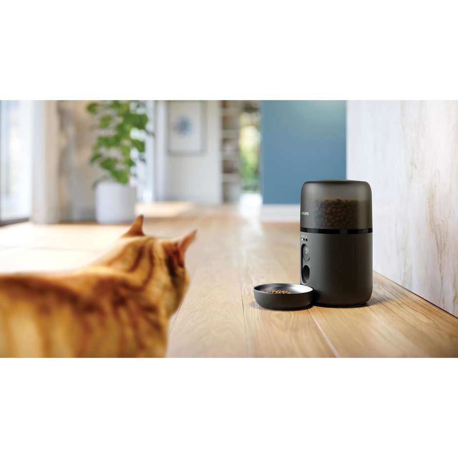 Philips 5000 series PAW532002 Distributore di cibo smart con telecamera Pet Series Colore Nero