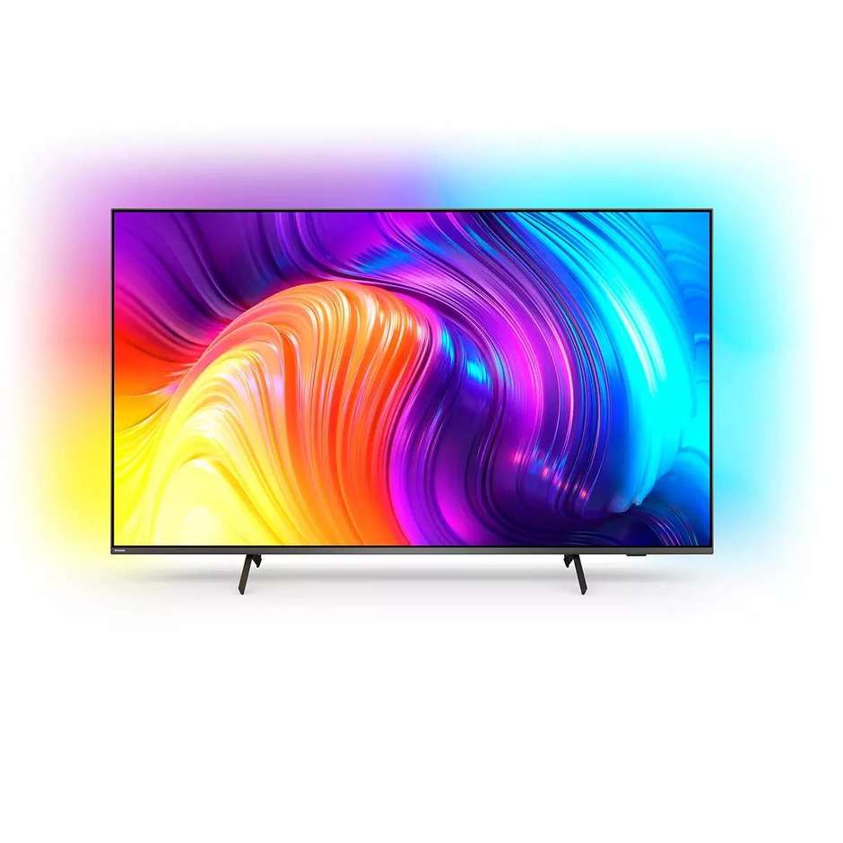 Philips 50PUS8517/ Tv LED 50" 4K Ultra HD Smart Tv Wi-Fi Classe F Colore cornice Anthracite