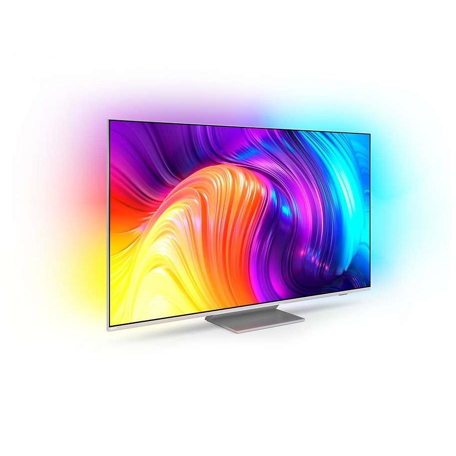 Philips 50PUS8857/ Tv LCD 50" 4K Ultra HD Smart TV Wi-Fi Classe G Colore cornice Argento