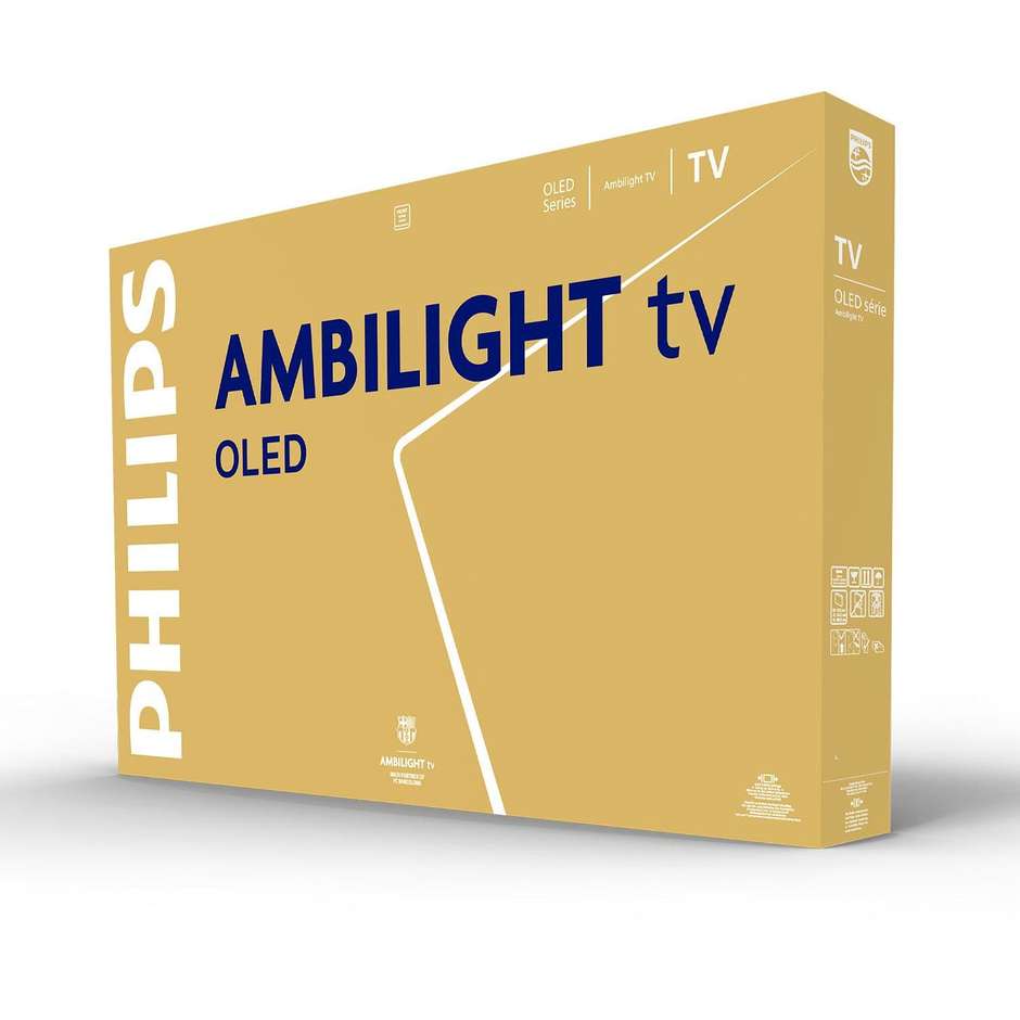 Philips 55OLED770/12 Smart TV 55" OLED 4K 120Hz Dolby Vision Titan OS Nero