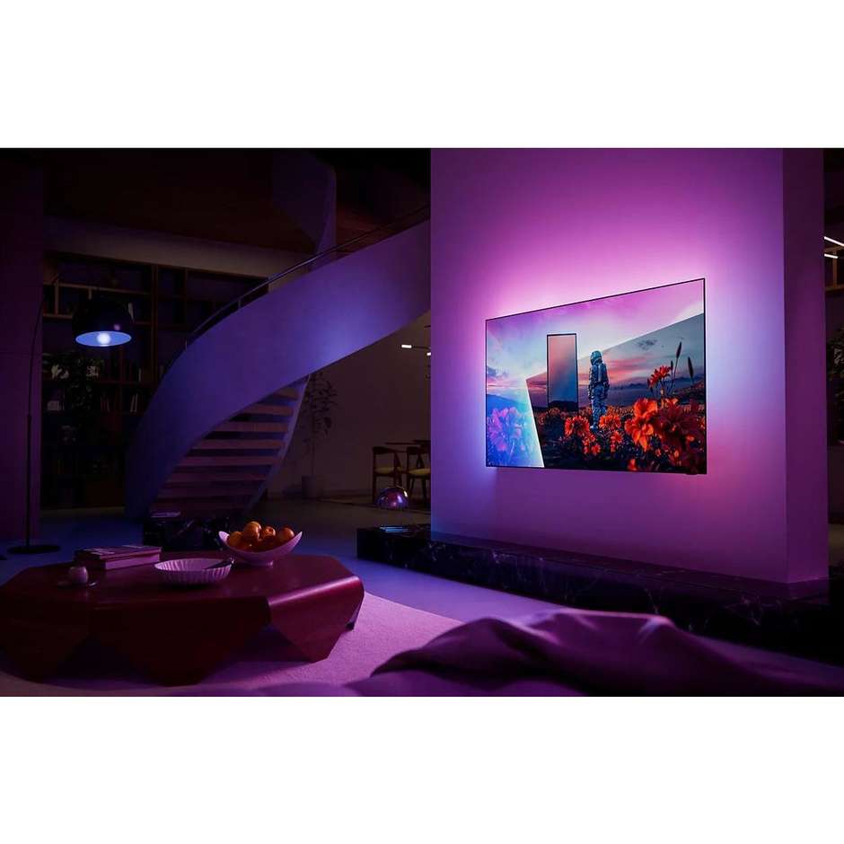 Philips 55OLED851/12 TV OLED 4K 120 Hz Metallico