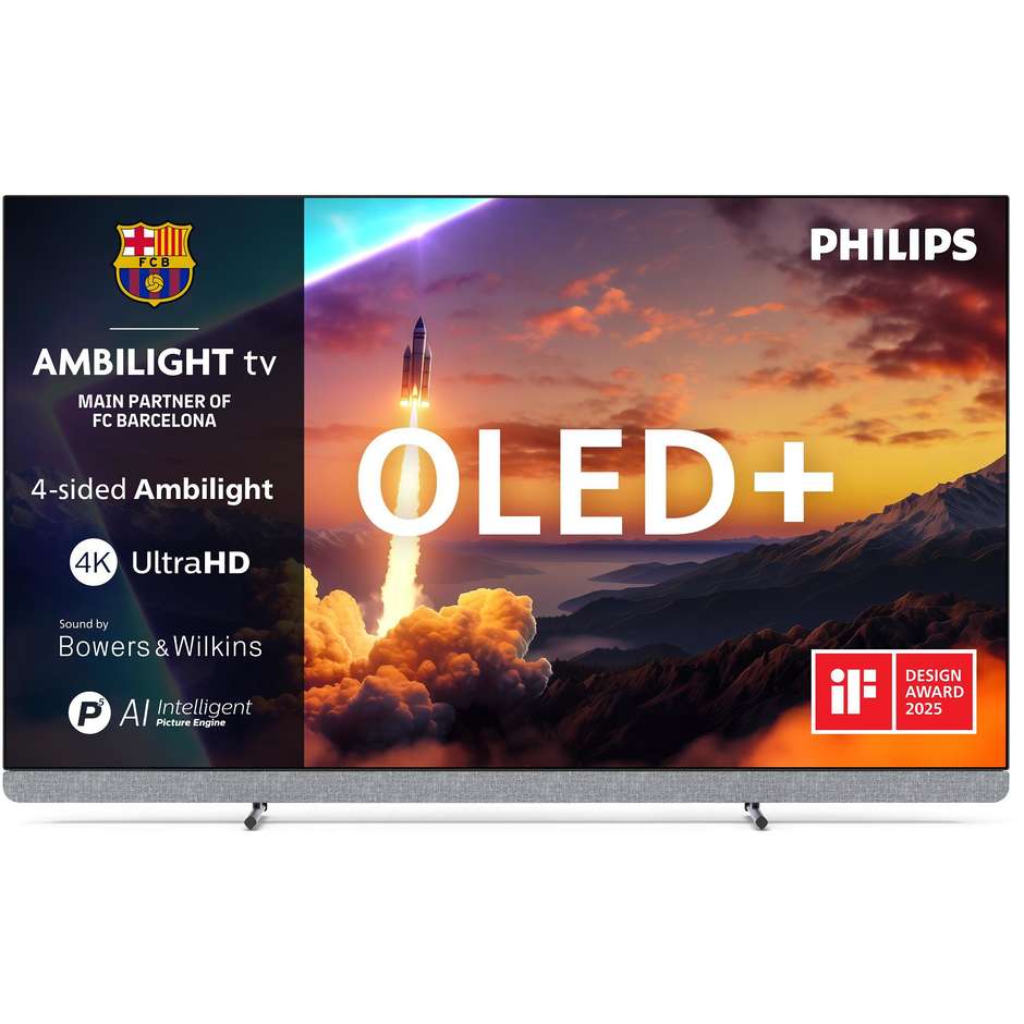 Philips 55OLED910/12 TV OLED 55" 4K Ultra HD Smart TV Metallico