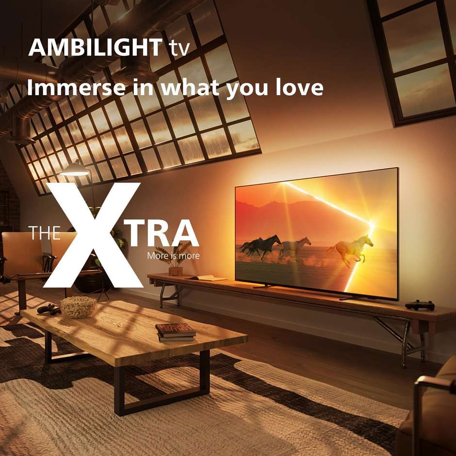 Philips 55PML9008/12 Smart TV 55" Mini LED 4K 120Hz Ambilight Google TV Antracite