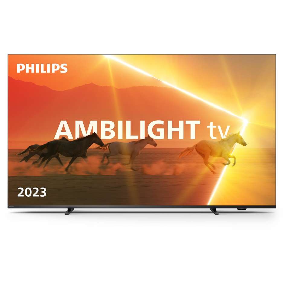 Philips 55PML9008 TV Mini LED 55" 4K UHD Smart TV Wi-Fi Classe F Colore Nero