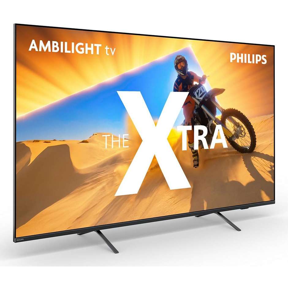 Philips 55PML9019/12 Smart TV 55" Mini LED QD 4K 120Hz Ambilight Titan OS Grigio