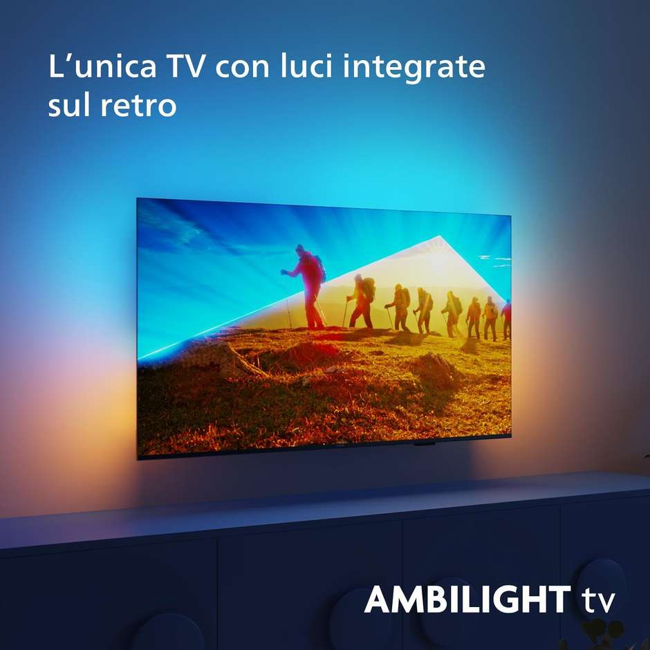 PHILIPS 55PUS8009/12 Smart TV 55" LED 4K Ultra HD Colore Black