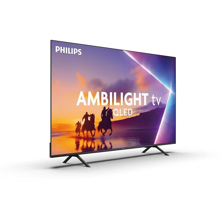 Philips 55PUS8450 TV QLED 55" 4K Ultra HD Ambilight Smart TV Titan OS Nero