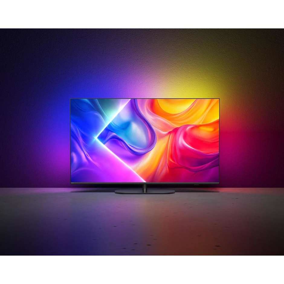 Philips 55PUS9010/12 TV Qled 55" 4K Ultra HD Smart TV Wi-Fi Classe F Colore Bronzo, Rosso