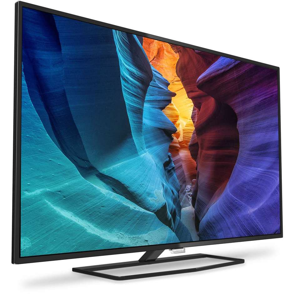 Philips 6000 series 55PUH6400/88 TV LED 55" 4K Ultra HD Smart TV Wi-Fi Classe A+ Colore Nero
