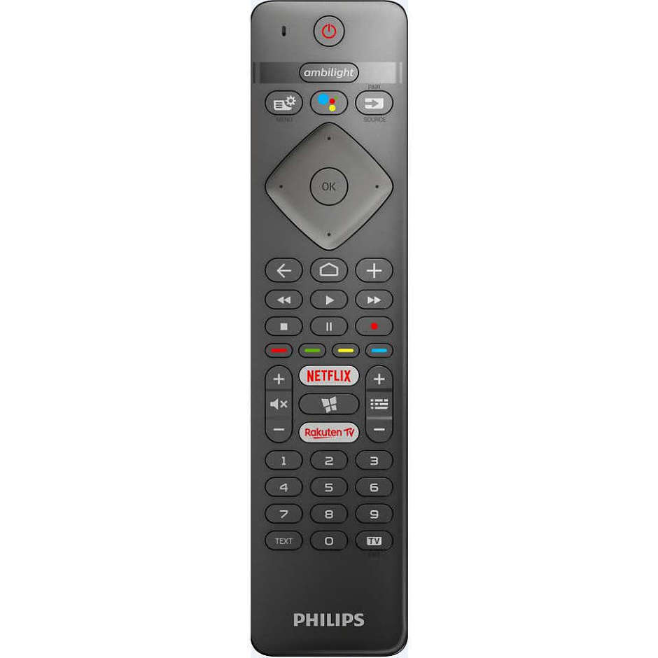 Philips 65OLED854/12 Tv OLED 65" 4K Ultra HD HDR Smart Tv Android Tv Wifi classe B Google Assistant colore argento