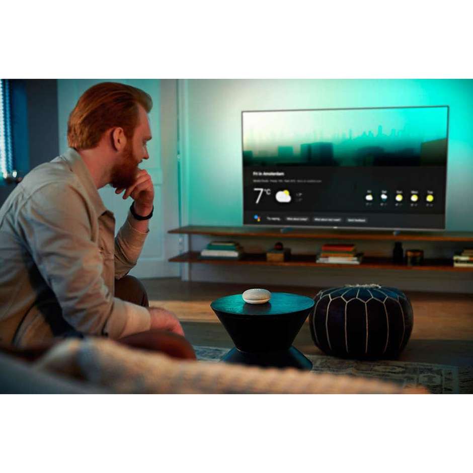 Philips 65PUS8007/ Tv LED 65" 4K Ultra HD Smart Tv Wi-Fi Classe F Colore cornice Nero