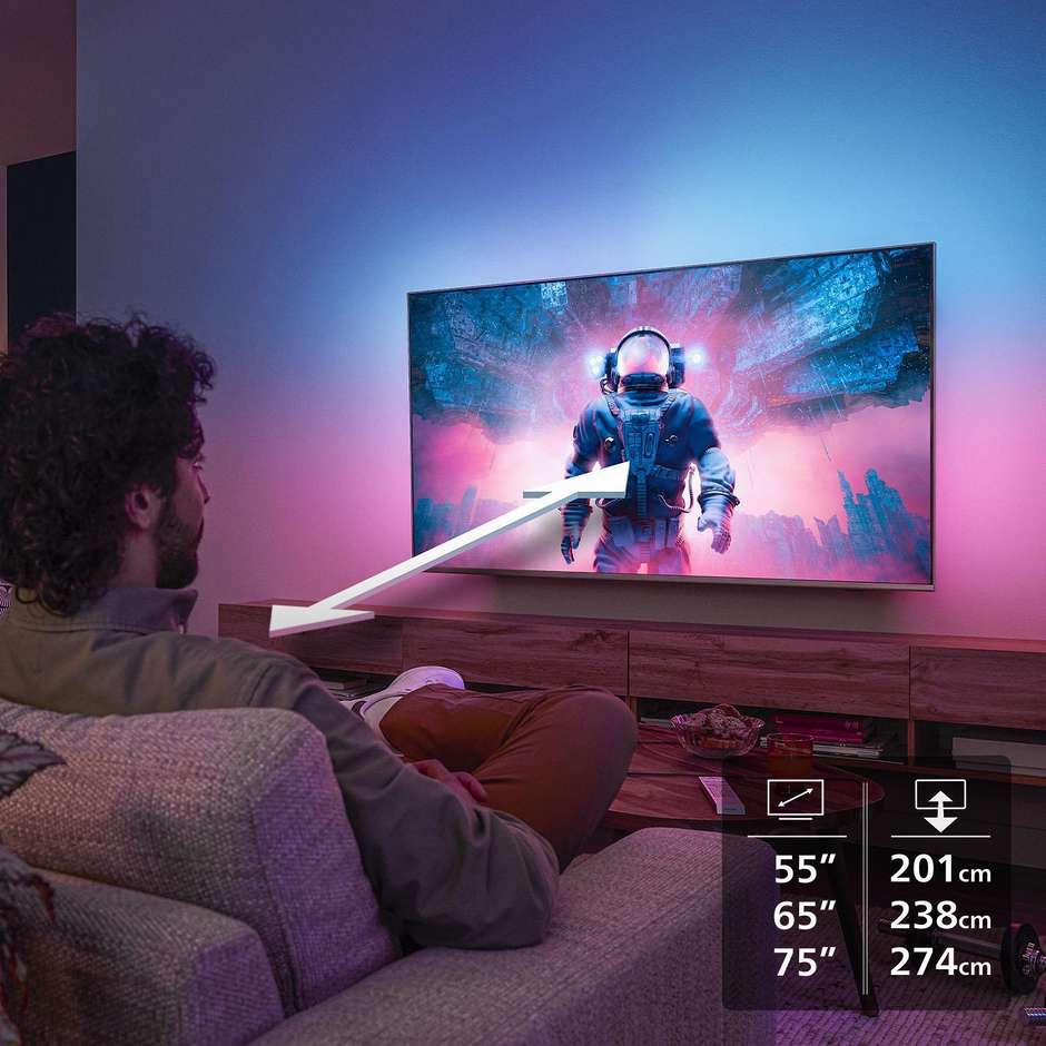 Philips 75MLED920/12 TV 75" 4K QD MiniLED Ambilight 144Hz