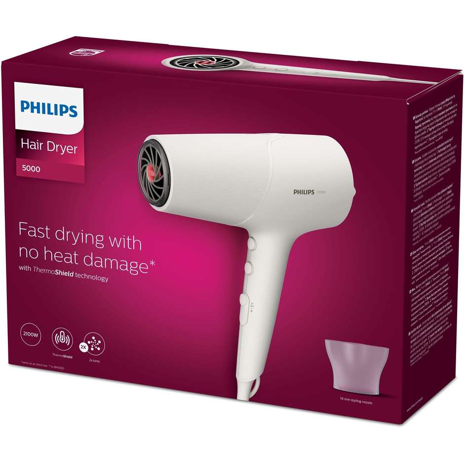 Philips BHD501/00 asciugacapelli ionico 2100 W