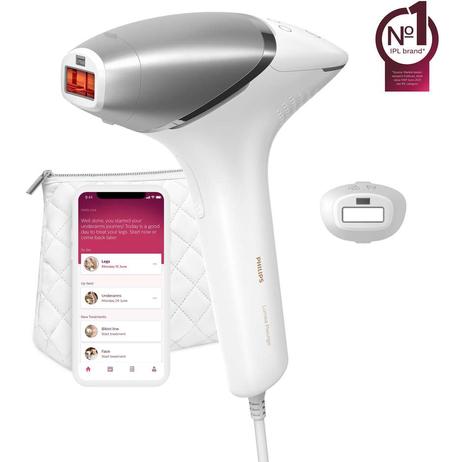 Philips BRI940/00 Epilatore Luce pulsata con SenseIQ con accessori