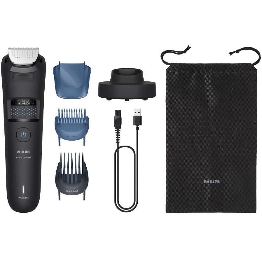 Philips BT5780/15 regolabarba Wet & Dry, 40 lunghezze e base ricarica