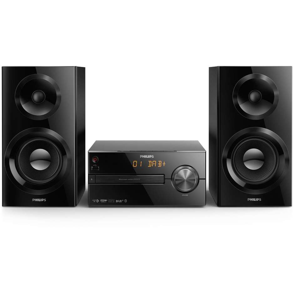 Philips BTB2570/12 Impianto stereo Mini Hi-Fi Potenza 70 W colore nero