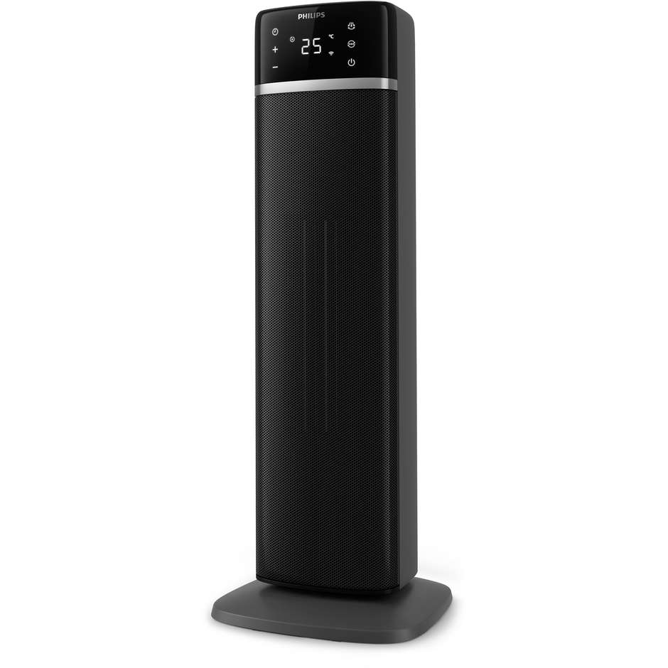 PHILIPS CX5120/11 Termoventilatore Elettrico Compatto 2000 W Termostato Regolabile Nero