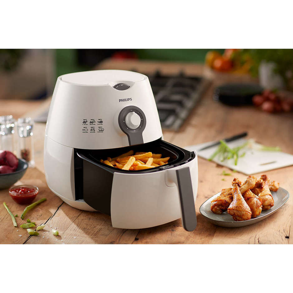 Philips Daily Collection HD9216/80 Airfryer Friggitrice ad Aria 0.8 kg 1425 W RapidAir Bianco e Beige