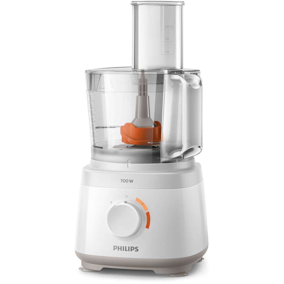 Philips Daily Collection HR7310/00 Robot da cucina Compatto 700 W Ciotola 2,1 L PowerChop Bianco