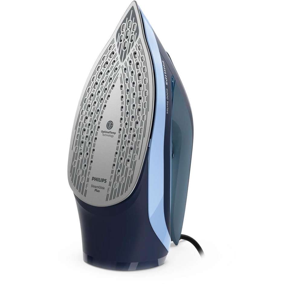 Philips DST6120/20 Ferro a Vapore Serie 6000 OptimalTemp 2600W SteamGlide Plus Blu