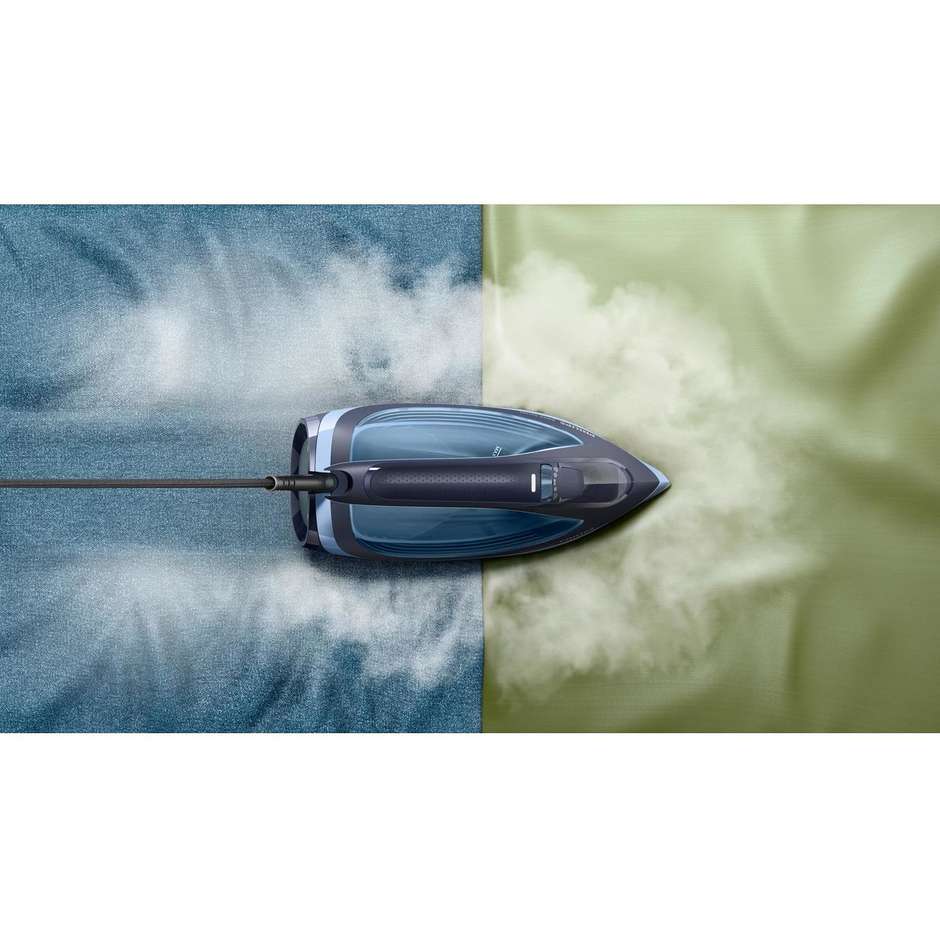 Philips DST6120/20 Ferro a Vapore Serie 6000 OptimalTemp 2600W SteamGlide Plus Blu