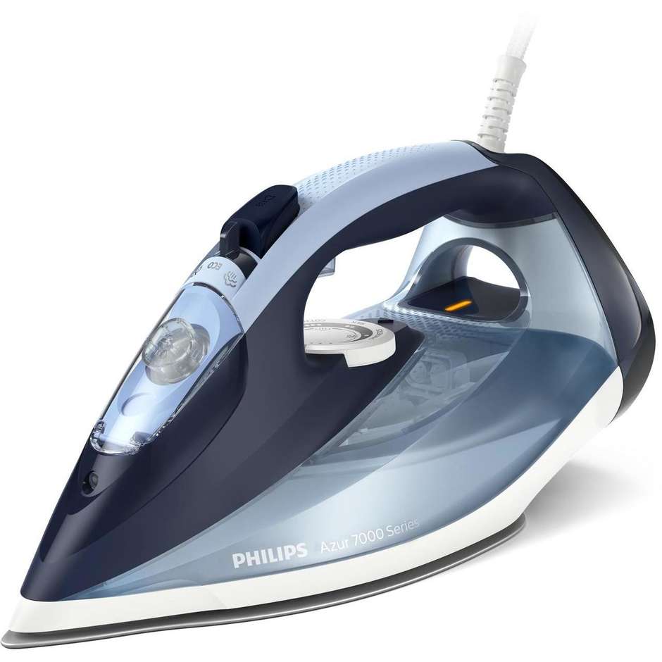 Philips DST7020/20 Ferro a Vapore Serie 7000 SteamGlide Plus 2800W Blu