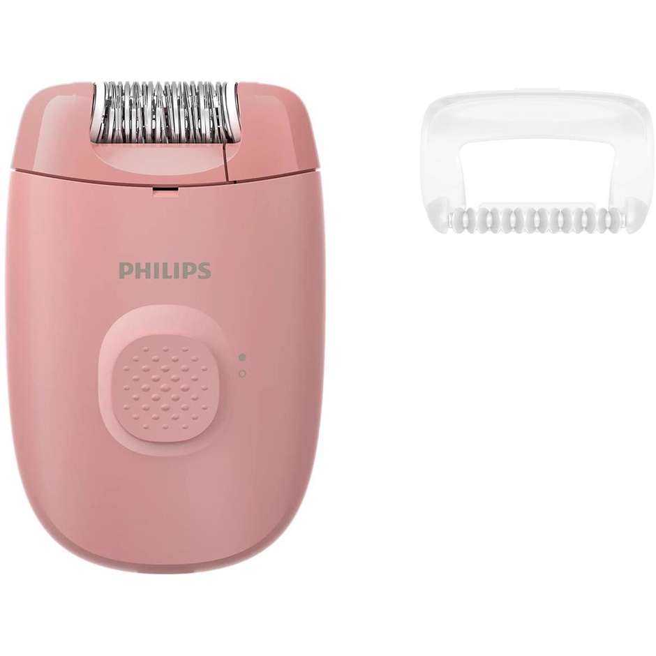 Philips Epilator Serie 2000 BRE227/00 Epilatore con Filo Rosa