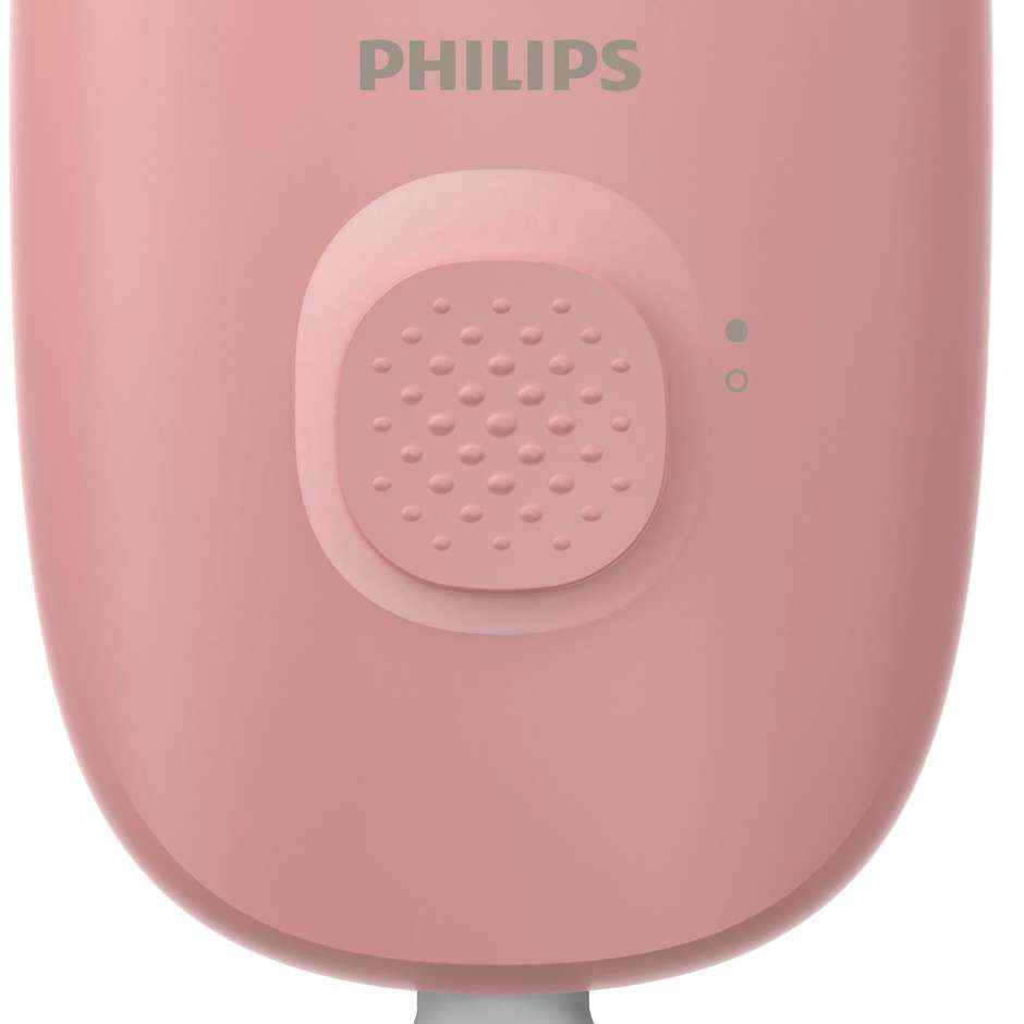 Philips Epilator Serie 2000 BRE227/00 Epilatore con Filo Rosa