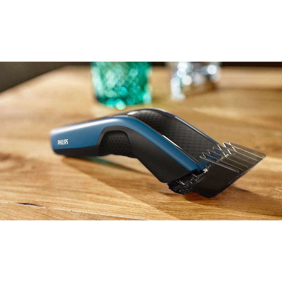 Philips Hairclipper Serie 5000 HC5612/15 Tagliacapelli Ricaricabile Lame DualCut 75 Minuti Blu e Nero