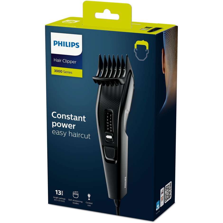 Philips HC3510/15 regolacapelli a rete, 13 lunghezze, lame in acciaio inox