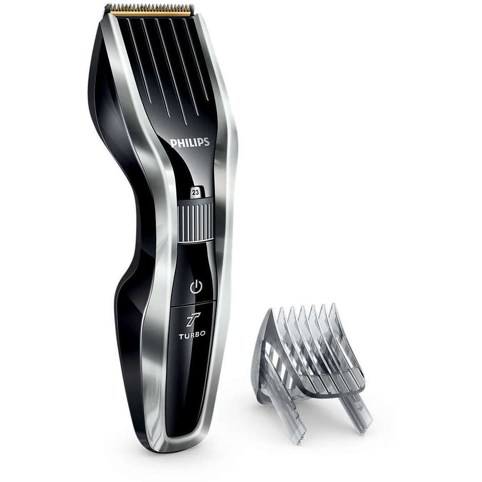 Philips HC5450/16 Hairclipper regolacapelli ricaricabile lame in titanio colore nero e argento