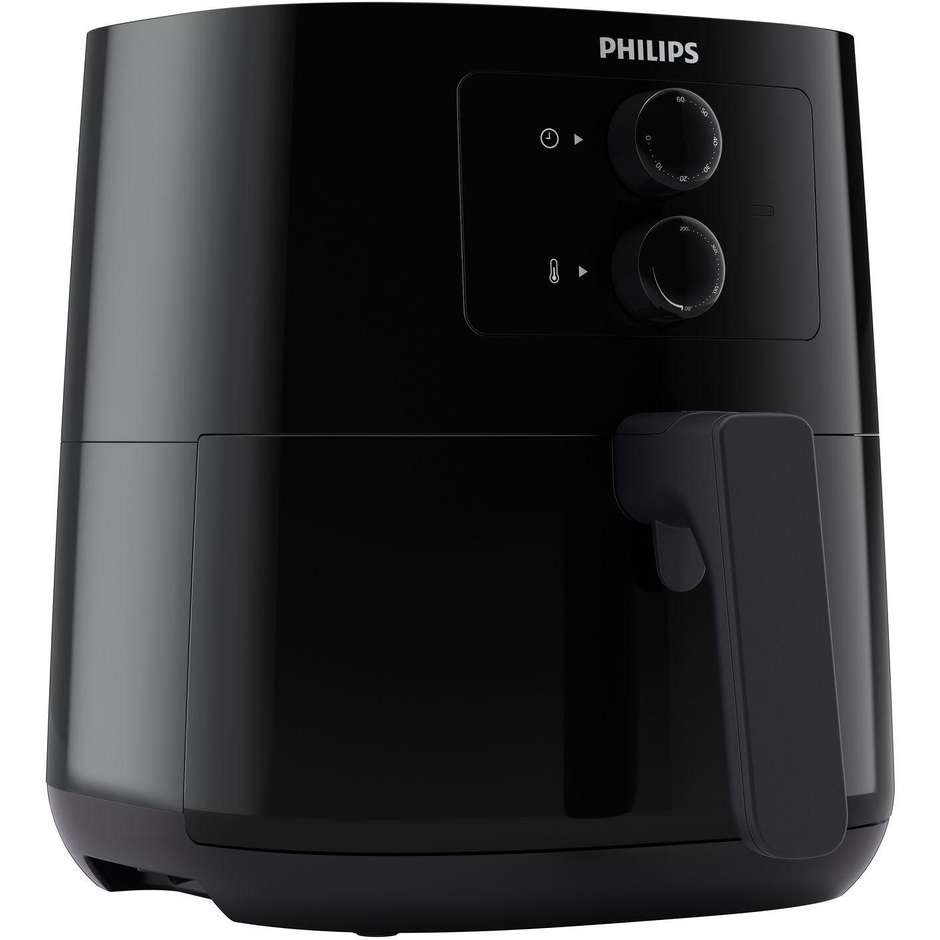 Philips HD9200/90 Friggitrice ad Aria Calda 4,1 L 1400 W con Cestello Singolo Antiaderente Nero