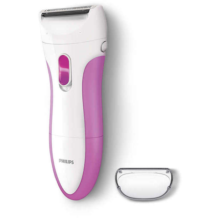 Philips HP6341/00 SatinShave Essential rasoio elettrico Wet & Dry colore rosa e bianco