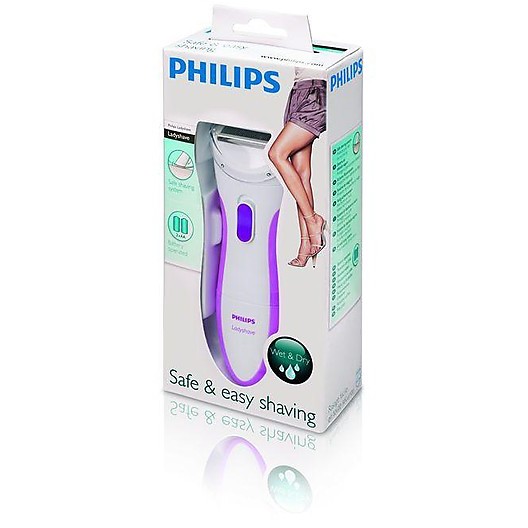Philips HP6341/00 SatinShave Essential rasoio elettrico Wet & Dry colore rosa e bianco