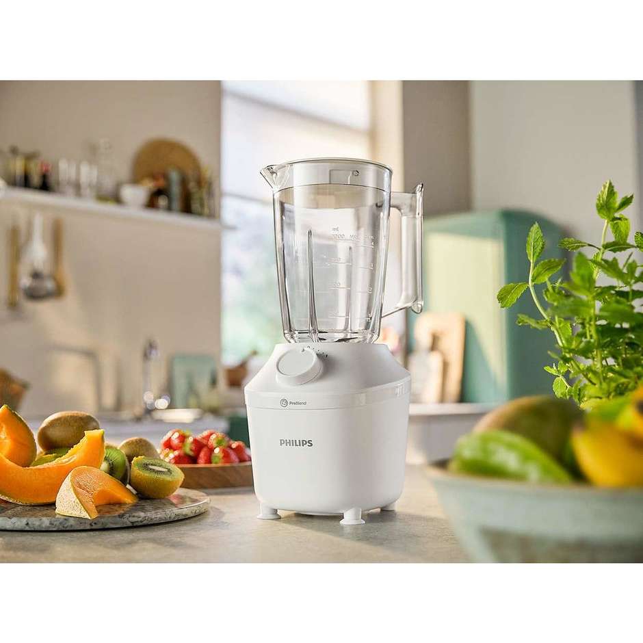 Philips HR2041/00 Frullatore da Tavolo 450 W, 1,9 L, Bianco