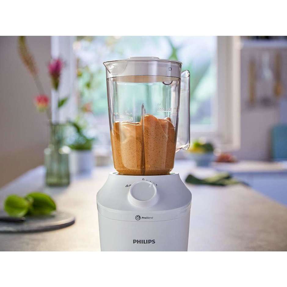 Philips HR2041/00 Frullatore da Tavolo 450 W, 1,9 L, Bianco