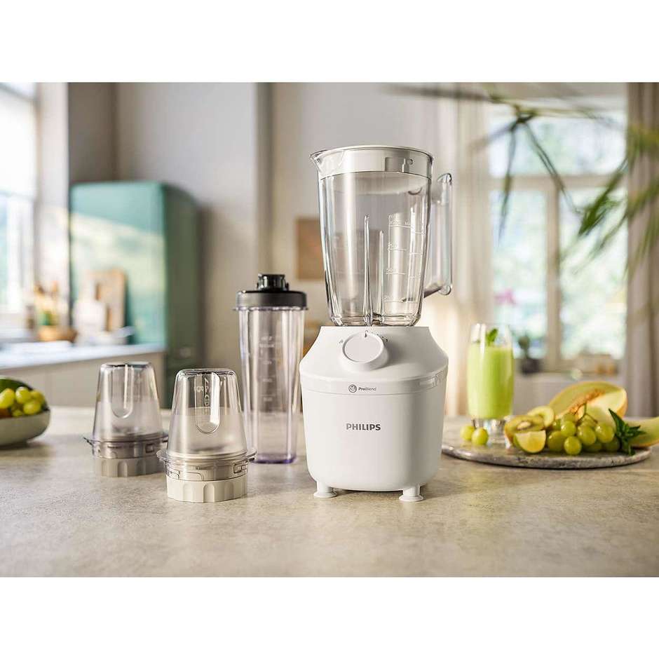 Philips HR2041/00 Frullatore da Tavolo 450 W, 1,9 L, Bianco