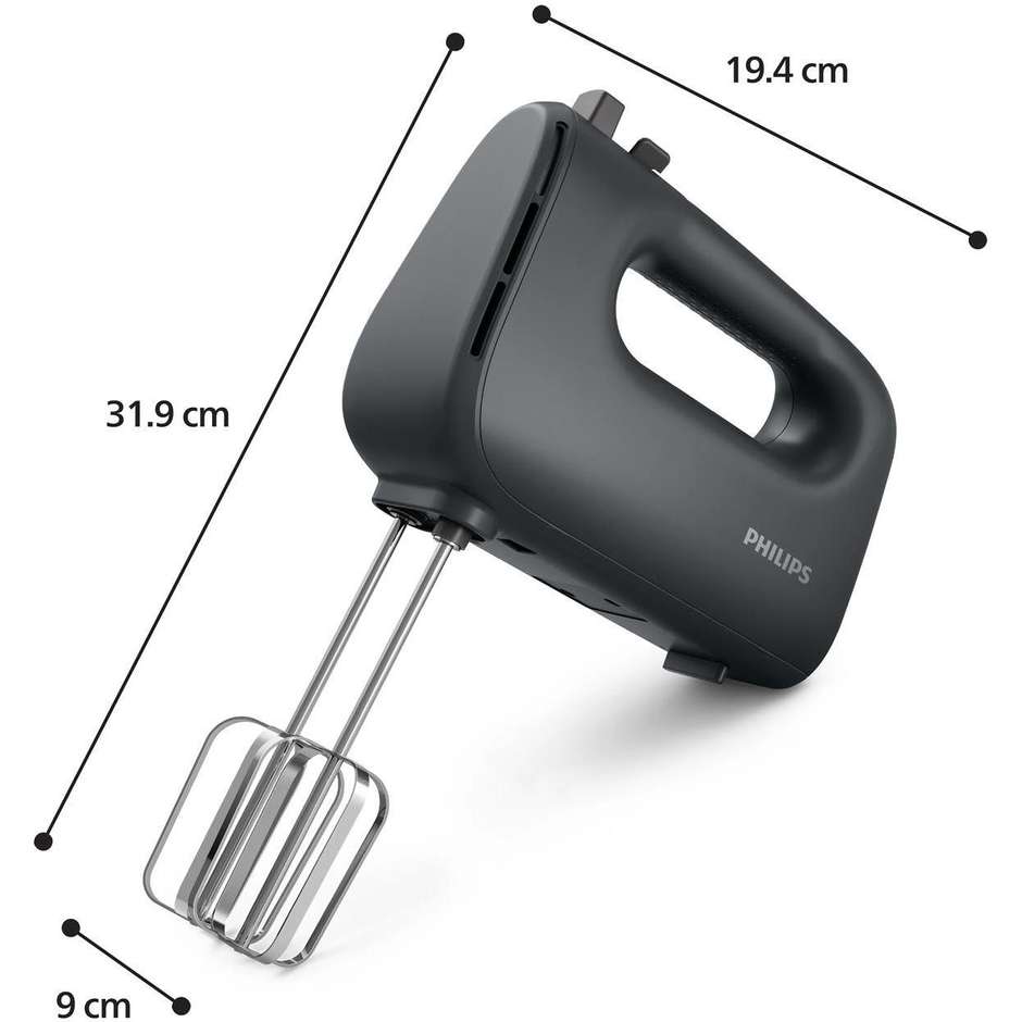 Philips HR3739/00 Mixer Serie 5000 Sbattitore Manuale 400W