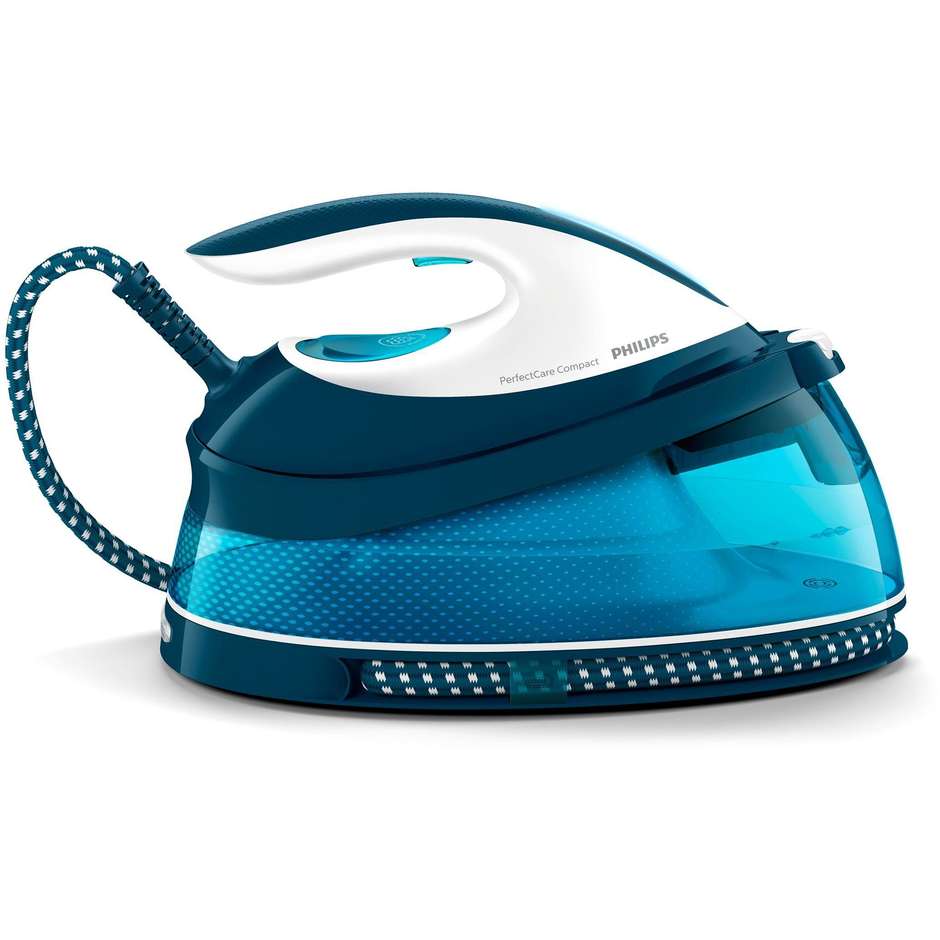 Philips PerfectCare Compact GC7840/20 Ferro con Caldaia OptimalTEMP 2400 W 6,5 Bar 1,5 L Blu