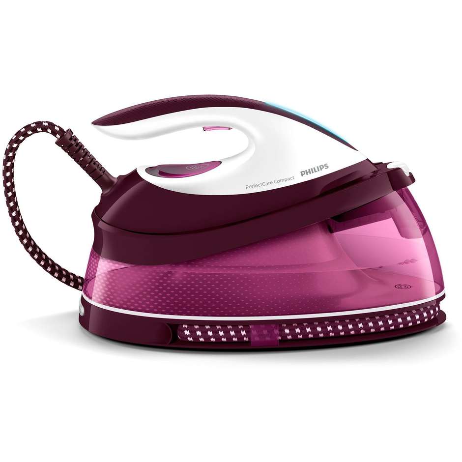 Philips PerfectCare Compact GC7842/40 Ferro con Caldaia OptimalTEMP 2400 W 6,5 Bar 1,5 L Rosa