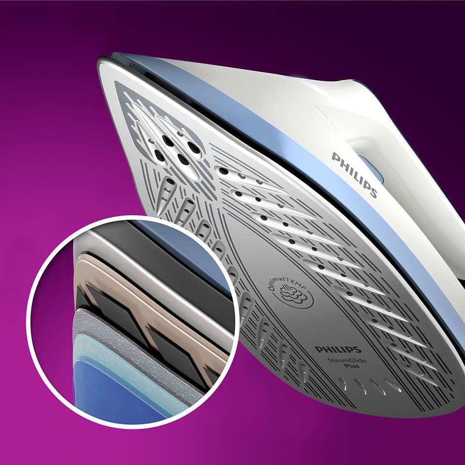 Philips PerfectCare PSG6026/20 Ferro con Caldaia Compatta OptimalTEMP 2100 W 6,5 Bar 1,8 L Celeste
