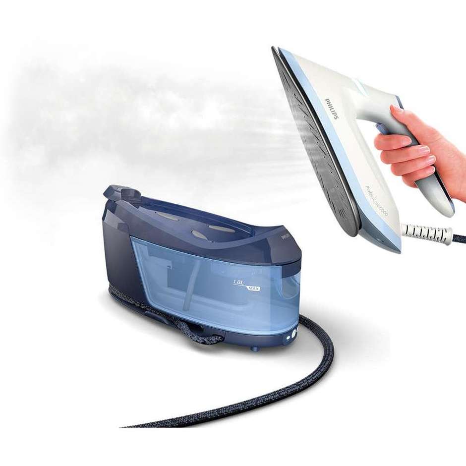 Philips PerfectCare PSG6026/20 Ferro con Caldaia Compatta OptimalTEMP 2100 W 6,5 Bar 1,8 L Celeste