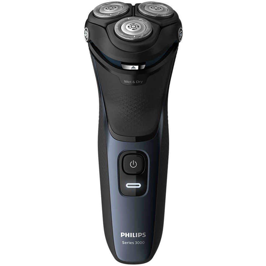 Philips S3134/51 Shaver Rasoio elettrico ricaricabile Wet&Dry Autonomia 60 min colore Nero,Blu