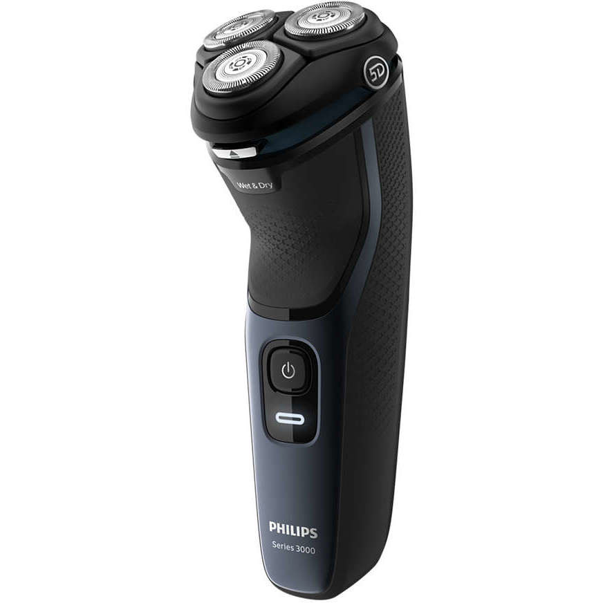 Philips S3134/51 Shaver Rasoio elettrico ricaricabile Wet&Dry Autonomia 60 min colore Nero,Blu
