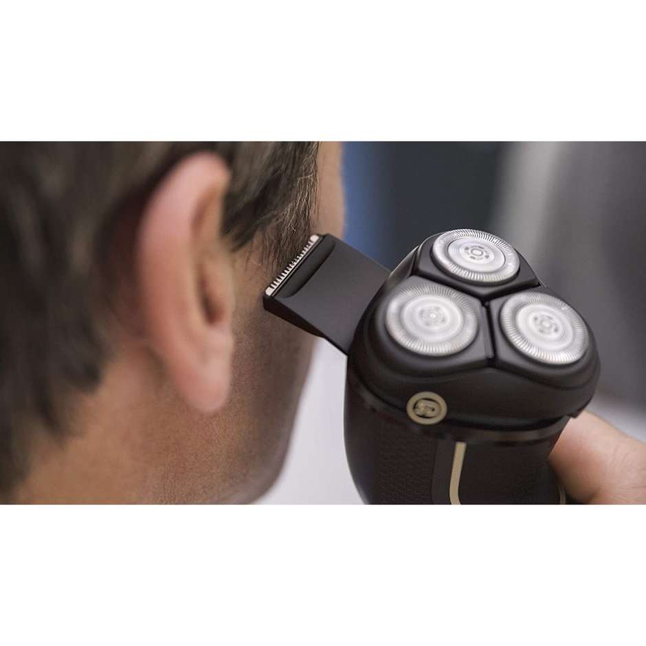 Philips S3333/54 Series 3000 Rasoio elettrico ricaricabile Wet & Dry colore nero e oro
